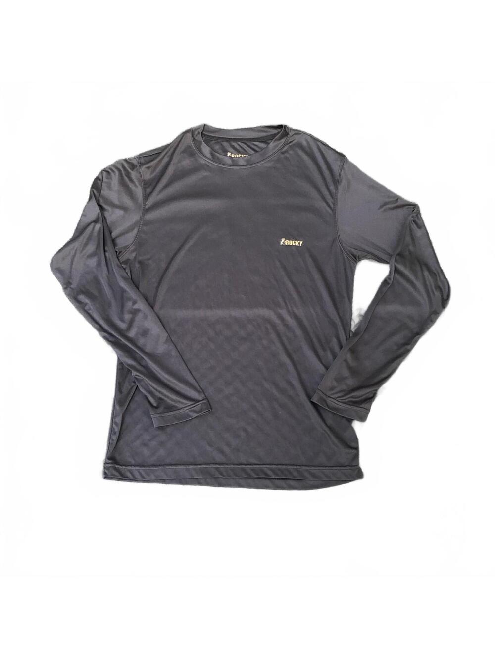 Rocky Men's Long Sleeve Black Polyester Performance Shirt XL